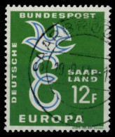 SAAR OPD 1958 Nr 439 Zentrisch Gestempelt X976BF2 - Used Stamps