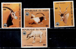 NIGER 1985 WWF FAUNA MI No 941-4 MNH VF!! - Unused Stamps