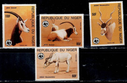 NIGER 1985 WWF FAUNA MI No 941-4 MNH VF!! - Ongebruikt