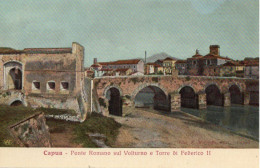 CAPUA - PONTE ROMANO SUL VOLTURNO E TORRE DI FEDERICO - F.P. - Caserta