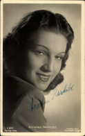 CPA Schauspielerin Annelies Reinhold, Portrait, Autogramm - Attori