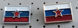 Flags Of Socialist Republic Of Slovenia Ex Yugoslavia Pins - Villes