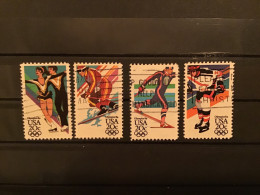 United States 1984 Winter Olympic Games Used SG 2064-7 Sc 2067-70 Mi 1671-4 - Gebraucht