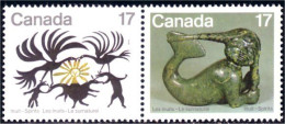 (C08-66aa) Canada Esprits Inuit Spirits Sun Soleil Sedna Se-tenant MNH ** Neuf SC - Nuevos