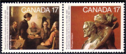 (C08-50aa) Canada Tableaux Paintings Se-tenant MNH ** Neuf SC - Ongebruikt