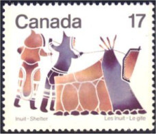 (C08-35b) Canada Inuit Tente D'ete Summer Tent MNH ** Neuf SC - American Indians