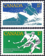(C0833-34a) Canada Women Field Hockey Gazon Feminin Canoe Kayak MNH ** Neuf SC - Ungebraucht