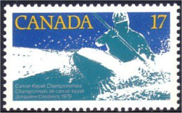 (C08-33a) Canada Canoe Kayak MNH ** Neuf SC - Ongebruikt