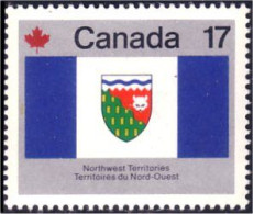 (C08-31b) Canada Drapeau Armoiries Northwest Territories Flag Coat Of Arms MNH ** Neuf SC - Postzegels