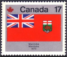 (C08-25c) Canada Drapeau Armoiries Manitoba Flag Coat Of Arms MNH ** Neuf SC - Postzegels