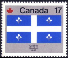 (C08-22b) Canada Drapeau Armoiries Quebec Flag Coat Of Arms MNH ** Neuf SC - Sellos