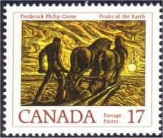 (C08-17c) Canada Cheval Horse Pferd Labourer Plower Ploughing Labour MNH ** Neuf SC - Agricultura