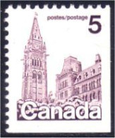 (C08-00c) Canada 5c Parlement Carnet Booklet Parliament Coin Corner MNH ** Neuf SC - Unused Stamps