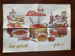 SET MENU Club ASHKELON  Israel - Menus