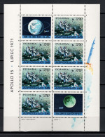 Poland 1971 Space, Apollo 15, S/s MNH - Europa