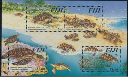 Fiji (Fidji) - 1997 - Turtle - Yv Bf 24 - Turtles