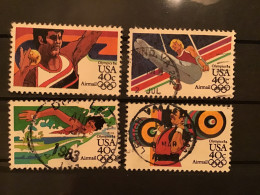 United States 1983 Air Olympic Games Used SG 2025-8 Sc 105-8 Yv 95-8 - Usados