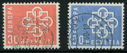 SCHWEIZ 1959 Nr 679-680 Gestempelt X9A2BC6 - Oblitérés