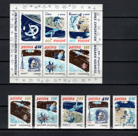 Poland 1979 Space Research Set Of 5 + S/s MNH - Europe