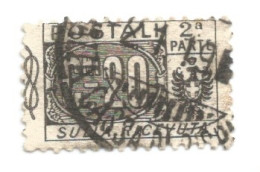 (REGNO D'ITALIA) PACCHI POSTALI - 4 Sezioni Usate - Paquetes Postales