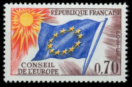 FRANKREICH DIENSTMARKEN EUROPARAT Nr 14 Postfrisch SADFBCA - Mint/Hinged