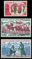 ANDORRA (FRANZ. POST) 1963 Nr 179-181 Postfrisch SB0ECEA - Ongebruikt