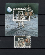 Poland 1989 Space, 20th Anniversary Of Apollo 11 Moonlanding Stamp + S/s MNH - Europa