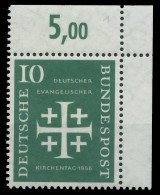 BRD BUND 1956 Nr 235 Postfrisch ECKE-ORE X2F7CDA - Ongebruikt