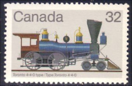 (C09-99a) Canada Locomotive Toronto 4-4-0 MNH ** Neuf SC - Unused Stamps