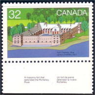 (C09-89a) Canada Fort Chambly Quebec MNH ** Neuf SC - Neufs