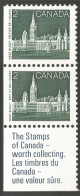 (C09-39aprvert) Canada 2c Vert Green Parlement Parliament MNH ** Neuf SC - Neufs