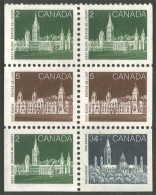 (C09-47a) Canada Parlement Parliament Feuillet Carnet Booklet Pane MNH ** Neuf SC - Unused Stamps