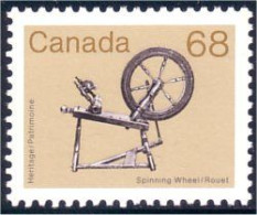 (C09-33a) Canada Rouet Spinning Wheel MNH ** Neuf SC - Unused Stamps