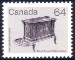 (C09-32b) Canada Iron Wood Stove Poele A Bois MNH ** Neuf SC - Bäume