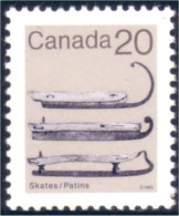 (C09-22d) Canada Skate Patin Metal MNH ** Neuf SC - Mineralen
