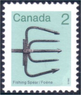 (C09-18ab) Canada Fishing Spear Trident Pecheur Perf 13 MNH ** Neuf SC - Alimentazione