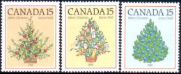 (C09-00-02b) Canada Sapin Noel 1981 Christmas Tree MNH ** Neuf SC - Arbres