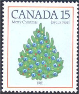 (C09-02b) Canada Sapin Noel 1781-1981 Christmas Tree MNH ** Neuf SC - Bäume