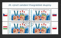 Czech Republic 2011 ⊙ Mi 672 Sc 3490 Visegrád Four (V4).Tschechische Republik - Used Stamps