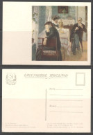 Russia.  Vasily Baksheev - Russian Painter.   Everyday Prose.  Vintage Art  Postcard - Paintings