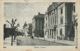 Old Postcard Romania. Cluj - Palatul Justitiei - Rumänien