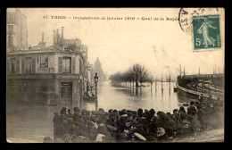 75 - PARIS 12EME - QUAI DELA RAPEE - INONDATIONS DE 1910 - Arrondissement: 12