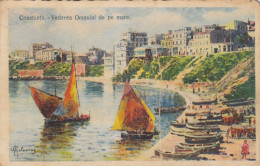 Old Postcard Romania. Printed In Italy. Constanta - Vederea De Pe Mare. - Rumänien