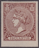 F-EX16553 SPAIN ESPAÑA 1866 FACSIMILE 19cu ISABEL II.  - Sonstige & Ohne Zuordnung