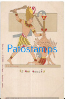 227426 AFRICA EGYPT ART ARTE SIGNED R. M. DE GIORGIO THE KING RAMSES  POSTAL POSTCARD - Other & Unclassified