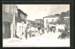 CPA Cape Coast, Vue De La Rue Avec Einheimischen Des Passants  - Ghana - Gold Coast