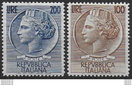 1954 Italia Siracusana Bc 2v MNH Sassone N. 747/48 - 1946-60: Neufs