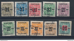 1918 Danimarca/Denmark  N. 95/04  10 Valori Usato - Sonstige & Ohne Zuordnung