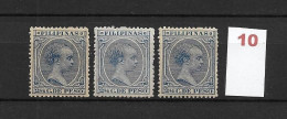 LOTE 2174 D /// (C030) FILIPINAS 1890  EDIFIL Nº:81 *MH VARIEDADES DE COLOR ¡¡¡ OFERTA - LIQUIDATION - JE LIQUIDE !!! - Filipinas