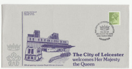 AMBULANCE Special LEICESTER ROYAL INFIRMARY Royal EVENT Visit HM QUEEN Cover 1980 Gb Health Medicine Stamps Royalty - Médecine